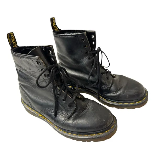 DR MARTEN’S 8 Eyelet Lace Up 1460 Combat Boots Air Cushion Women’s Size 9 - Image 3