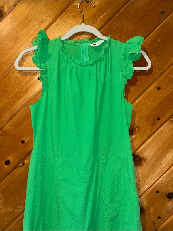 &Merci Kelly green wide leg jumpsuit - Image 2