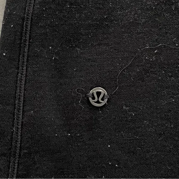 Lululemon merino wool black mock neck dropped sleeves sweatshirt, size 4 - Image 7