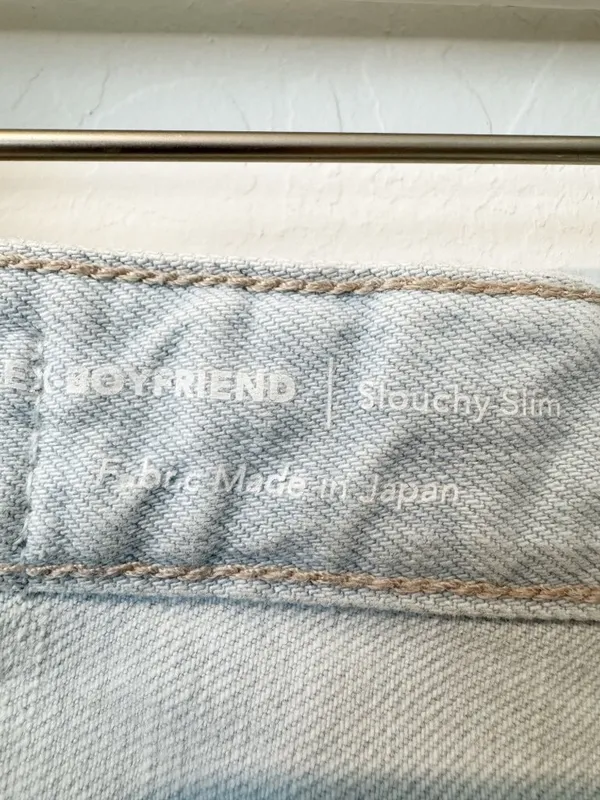Adriano Goldschmied Ex Boyfriend Jeans Size 25 Slouchy Slim Denim Light Wash - Image 7