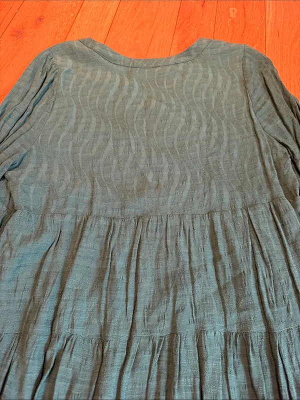 Maeve by Anthropologie Amber Tiered Tunic Dress Medium - C1-327 - Image 12