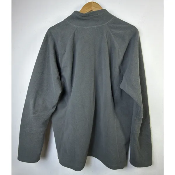 Eddie Bauer Womens XXL gray pink Half Zip Base layer Half Zip Pullover Sweater - Image 6