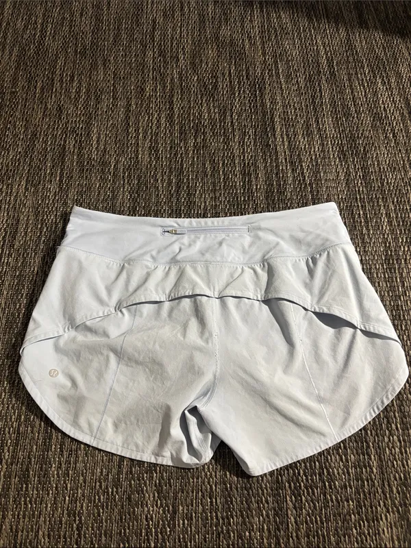 Lululemon Speed Up Short Long *4" Updated Fit Blue Cast Swift Runner - Image 2