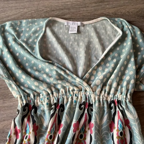 Charlotte Russe Pastel Paisley Tunic Size Small - Image 7