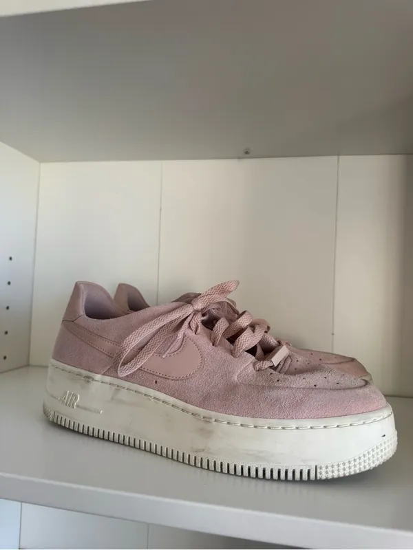 Pink Nike Air Force 1 Sneakers - Image 2