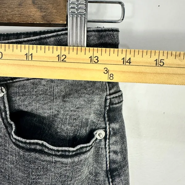 Marc New York Jeans Black Denim‎ Midi Skirt Womens 4 Quiet Luxury Clean Girl - Image 4