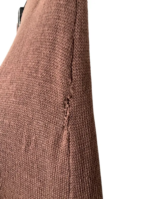 SNDYS Cali Maxi Skirt in Chocolate Brown X-Small New Womens Knit Bottoms - Image 9