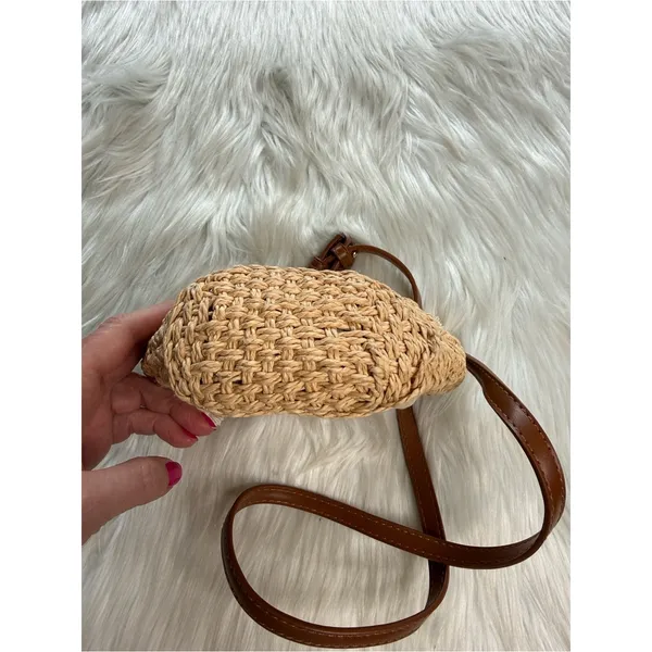 Zara Wicker Mini Lined Bucket Crossbody - Image 9