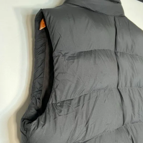 Abercrombie & Fitch Insulated Dark Grey Puffer Vest Coat Jacket Womens M - Image 10