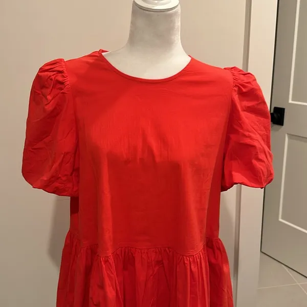 NWT TCEC Red Dress Sz L - Image 2