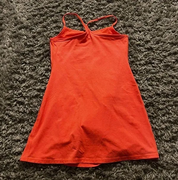 Aerie orange the hugger tennis dress size small - Image 4