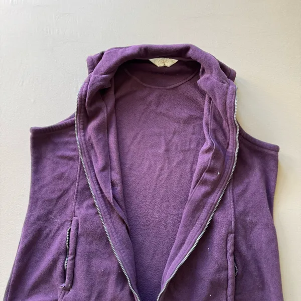 Vintage Penny C Fleece Zip Up Vest - Image 6