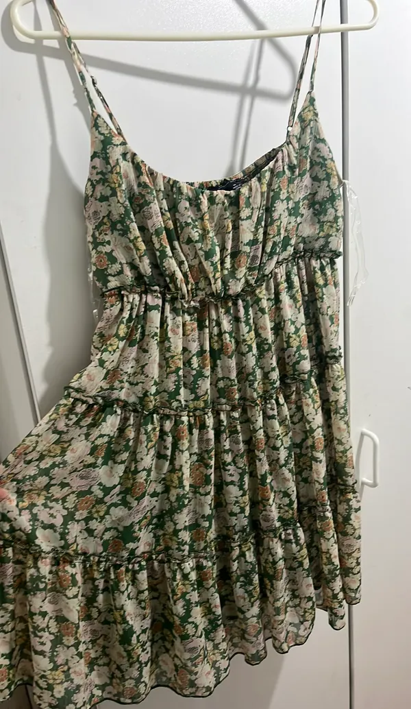 Trixxi Green Spring/fall Dress - Image 3