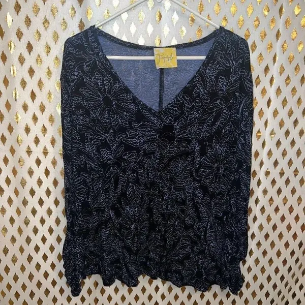 Free People Sahara Printed Asymmetrical Hem Blouse size S - Image 3