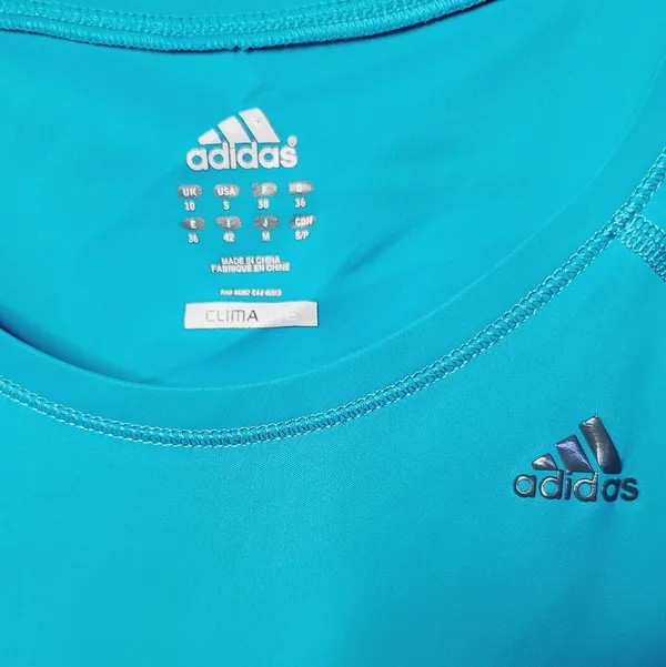 Adidas climalite core performance scoop neck top S - Image 4