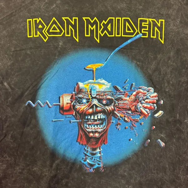 Iron Maiden Can I Play With Madness Oversize Rock Band Tee M - Image 2