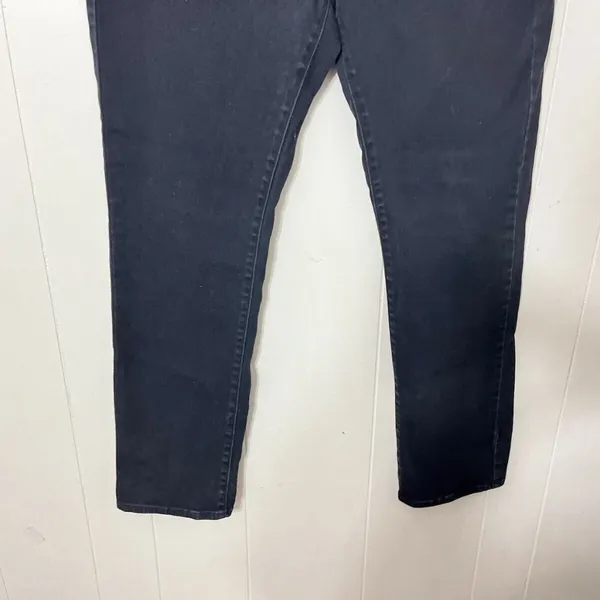 Levi’s Women’s Mid Rise Skinny Jeans Black Size 18 Stretch Denim - Image 2