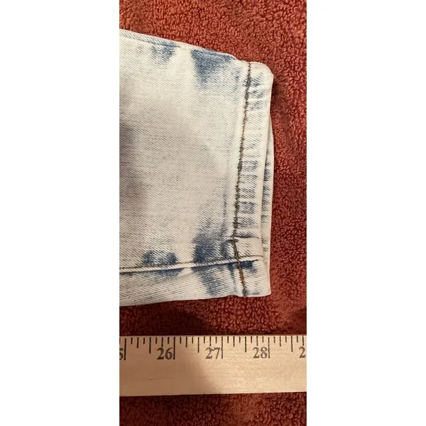 Judy Blue Womens 3/26 Slim Fit Jeans Light Acid Wash JB88241 High‎ Rise Preppy - Image 9