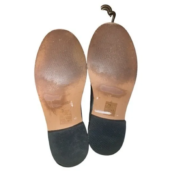 Madewell The Vernon Metallic Silver Leather Penny Loafers Size 6 - Image 7