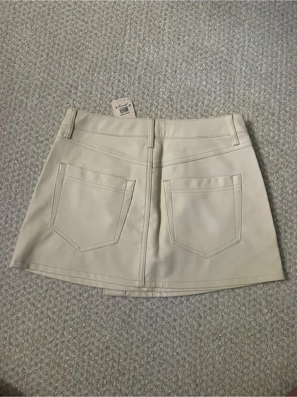 NWT We The Free Leather Asymmetrical Skirt - Image 2