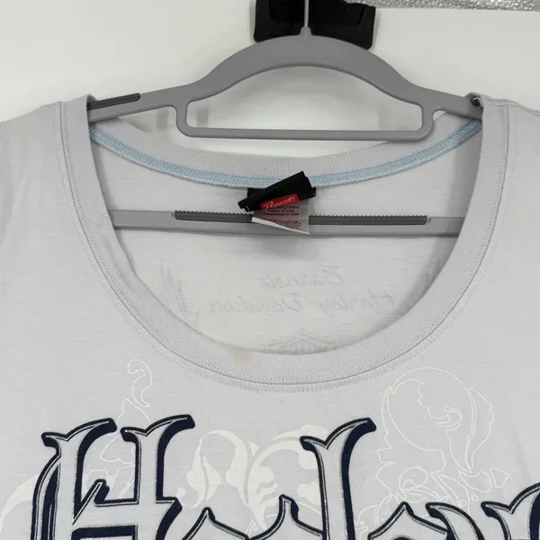 Harley Davidson Womens Graphic T-Shirt Gray Harley Pride‎ Barnett El Paso Large - Image 3