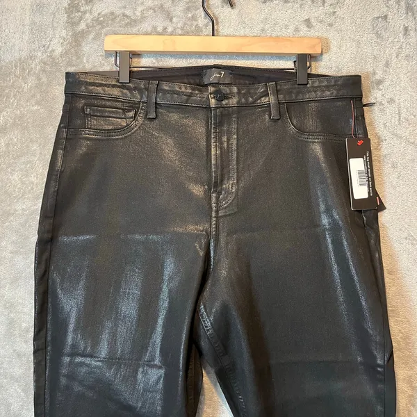 Jen 7 by 7 For All Mankind High‎ Waist Ankle Straight Jeans Size 18 New - Image 2