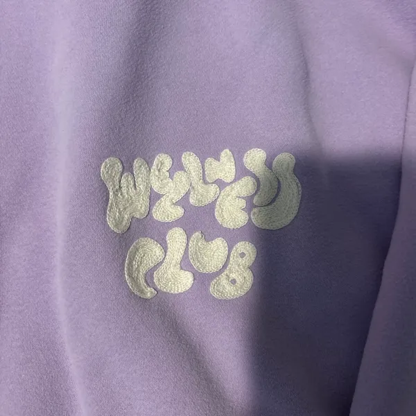 Cotton on wellness club sweatshirt in purple - Image 2