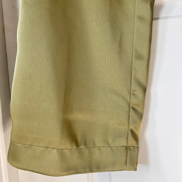 Reformation Avocado Green Straight Leg Pants size‎ 8 Casual Office Summer Party - Image 6