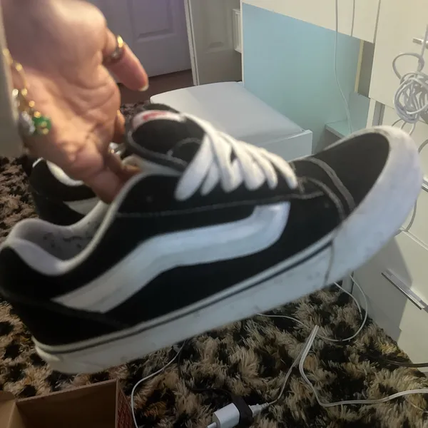 Vans Sneakers Old Skool Men’s 9.5 Grey White 8 Women’s - Image 3