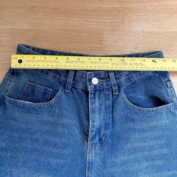NWOT Chements vintage washed baggy denim jeans Size M - Image 7