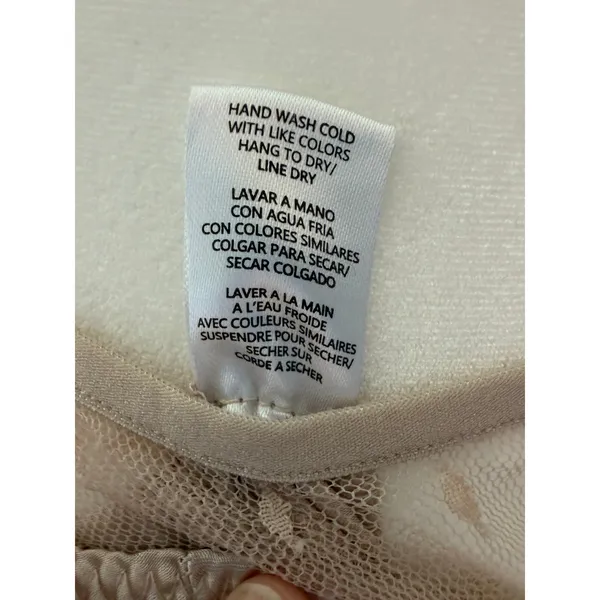 FLORA by Flora Nikrooz Women's Stella gown almond slip dress, size M - Image 14