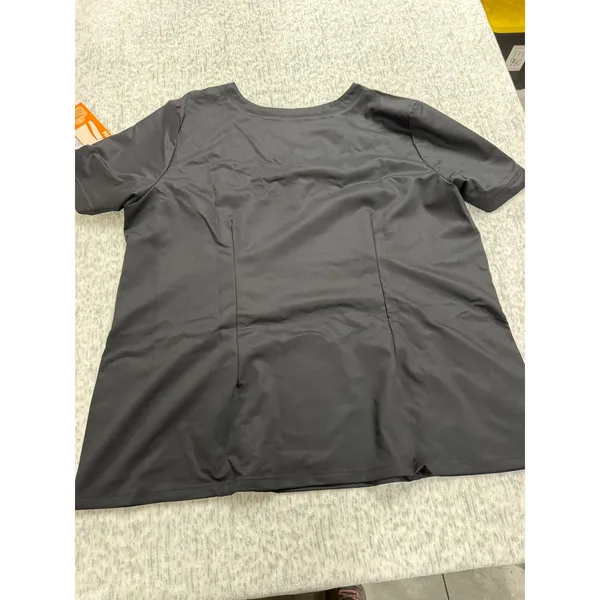 Urbane Ultimate Black Scrub Top XXL Mercy‎ Kids Embroider V-Neck Modern Fit 9550 - Image 6