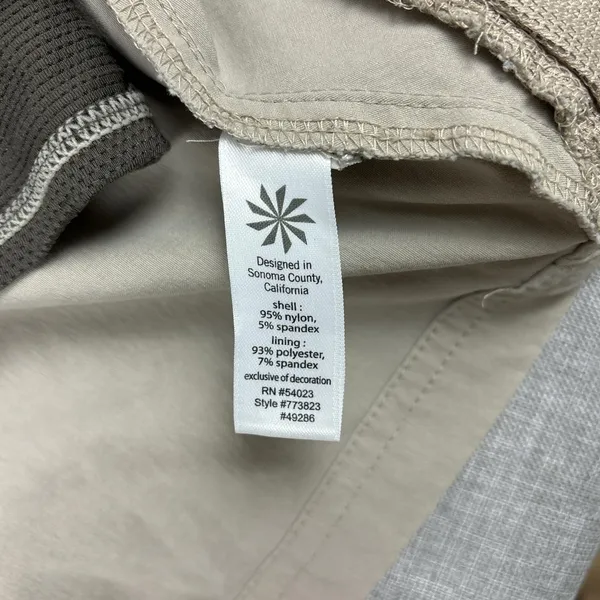 Athleta Skort Womens 4P Beige Hiking Walking Built-In Shorts‎ Stretch Pockets - Image 14