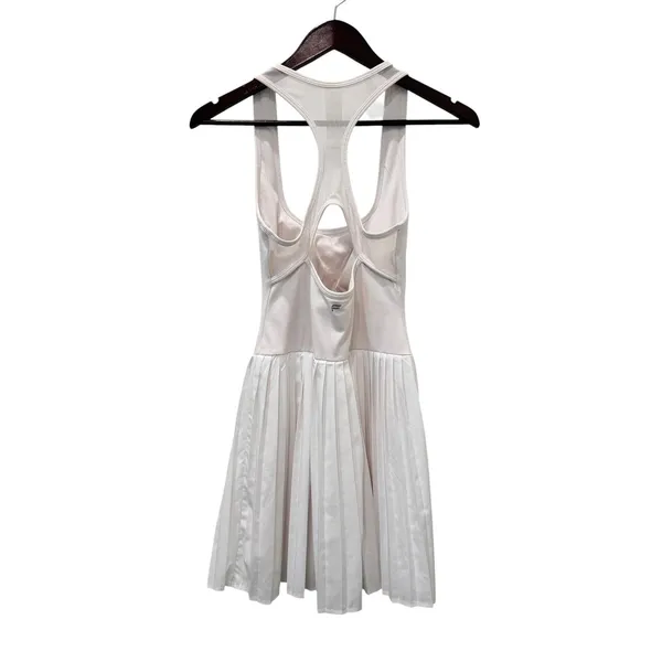 Fabletics Dress Womens Small White Tank Pleated Tennis Skater Racerback Athletic - Image 5