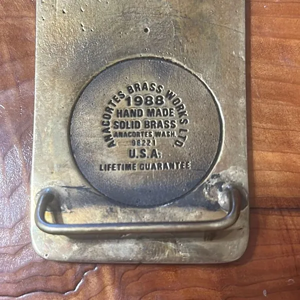 MKO I-80 Vintage Auburn, Ca Brass Buckle - Image 4