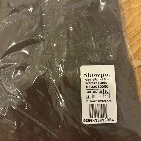 Showpo Kaipena Ruched Side Oversize shirt - Image 3