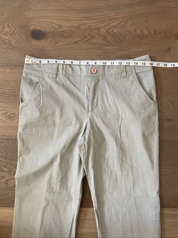 Oakley Vintage Women's Golf Pants Size 6 Beige Khaki - Image 3