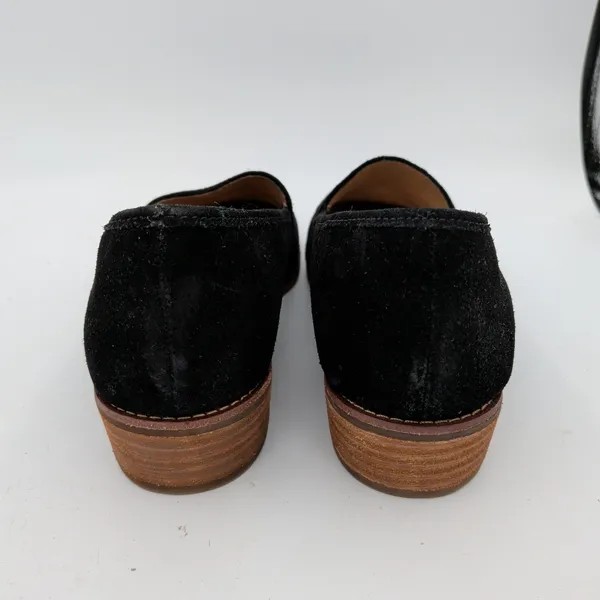 Sofft Napoli Black Suede Leather‎ Slip On Loafers Womens 10M SF0052721 Round Toe - Image 5