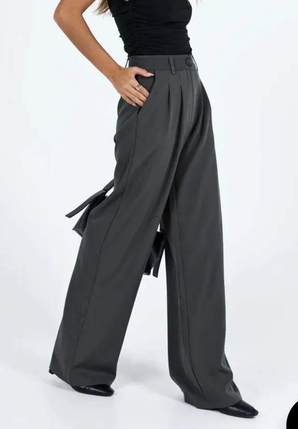 Princess Polly archer pants slate size 6 - Image 4