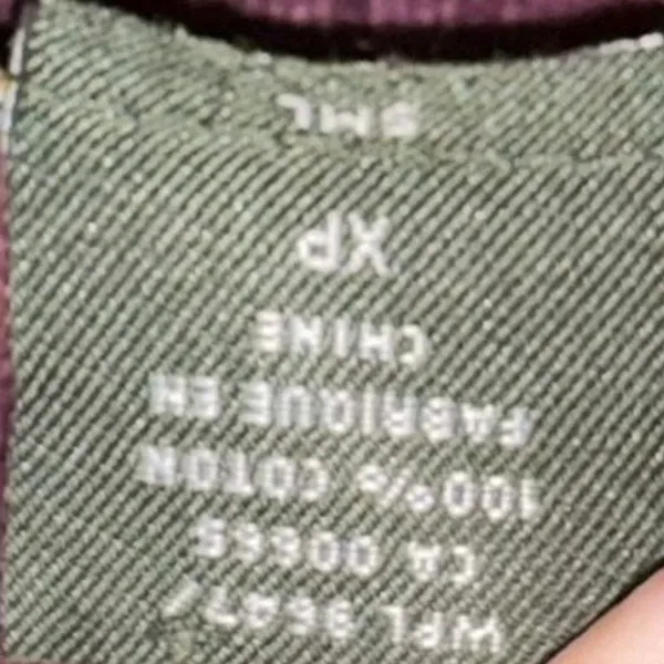 Eddie Bauer Burgundy Ribbed Cardigan XS Cotton Button‎ Front Sweater Y2K - Image 4