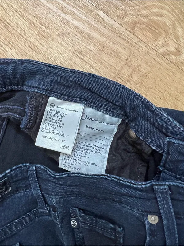 Ag Adriano Goldschmied Dark Indigo Skinny Jeans - Image 7
