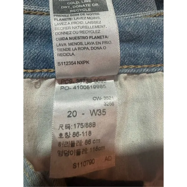 Levi's Womens Mid Rise‎ Boyfriend Jean Sz W35 - Image 5
