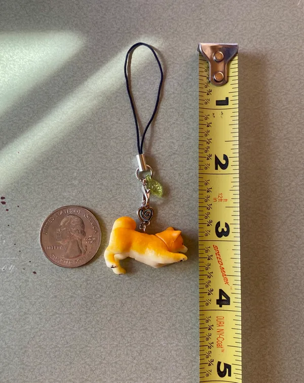 Handmade cute Japanese dog Shiba Inu phone charm/bag accessory/car display/strap🐶🌟 - Image 5
