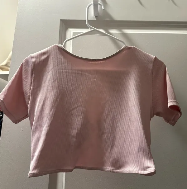 Pink Open Front Top Size M - Image 2