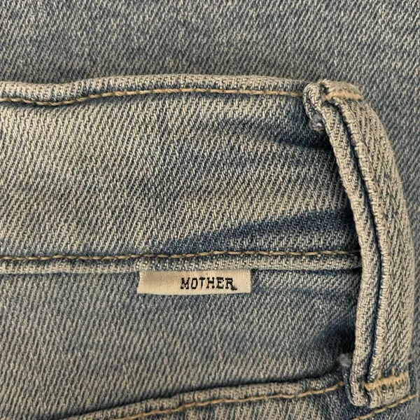 NWT MOTHER Denim The Patch Rambler Ankle Norway Dude Wash Size 25 - Image 8