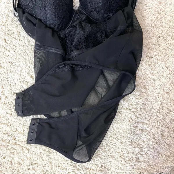 Juicy Couture Push-up Lace and Mesh Bodysuit - Image 8