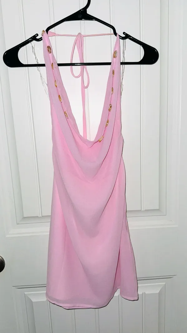 Peppermayo Pink Mini Dress - Image 3