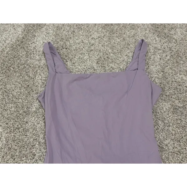 SKIMS Fits Everybody Square Neck Thong Bodysuit Sugar Plum Purple Size M - Image 5