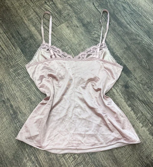 Vanity Fair vintage light purple lace cami top - Image 5