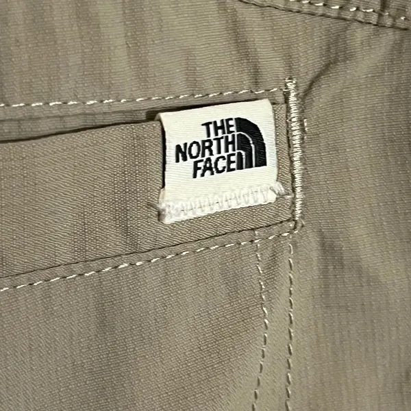 The‎ North Face Womens Tan Khaki Hiking Shorts Size 16 Drawstring Nylon Trekking - Image 13